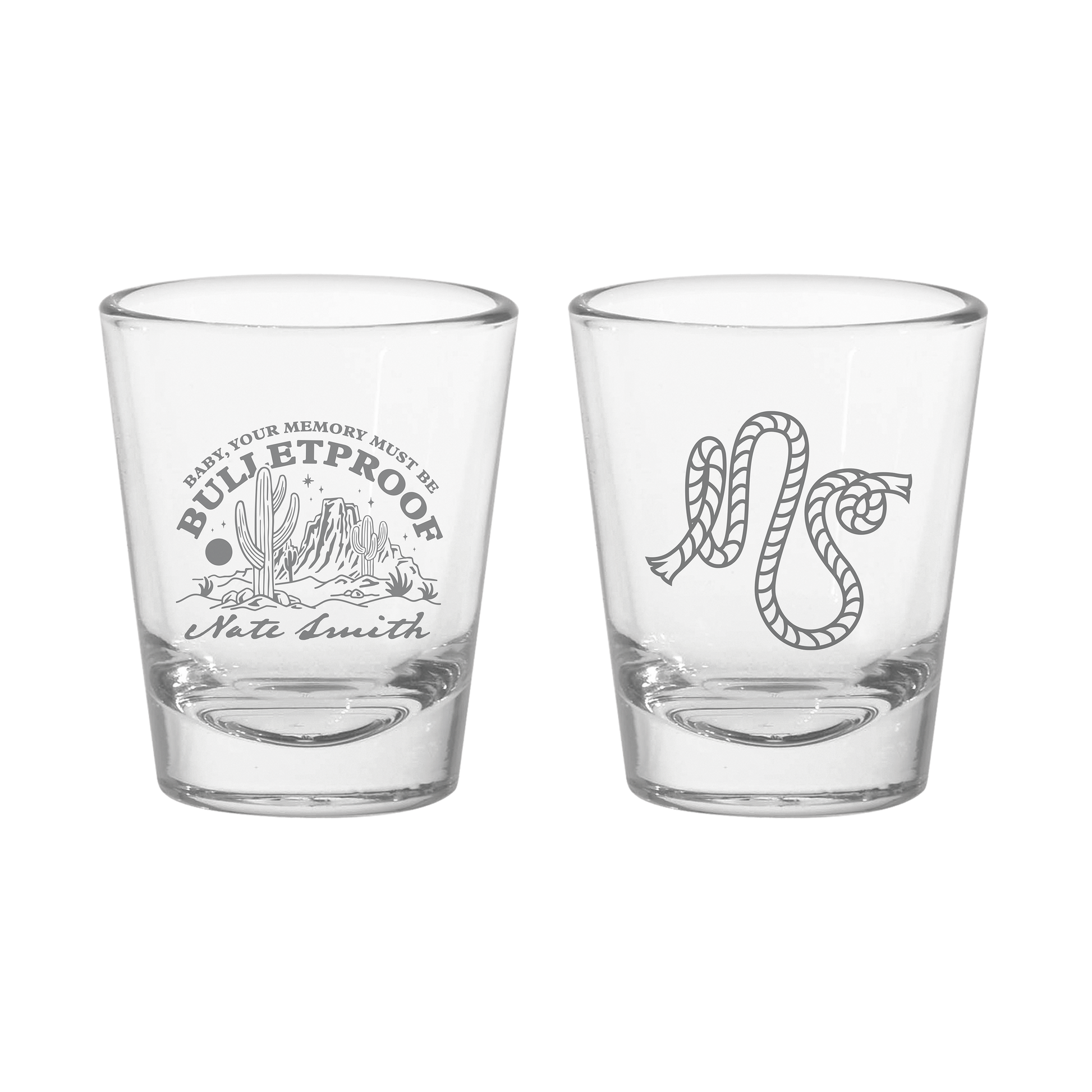Bulletproof Lasso Shot Glass Set