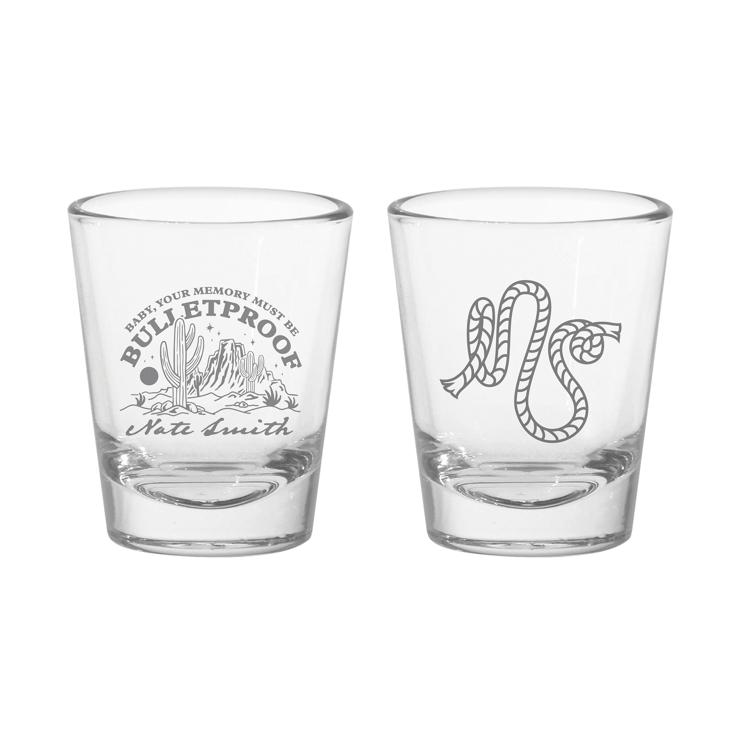 Bulletproof Lasso Shot Glass Set
