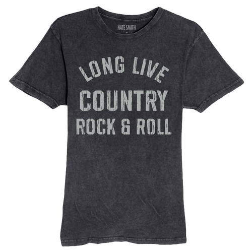 Long Live Vintage Black Tee