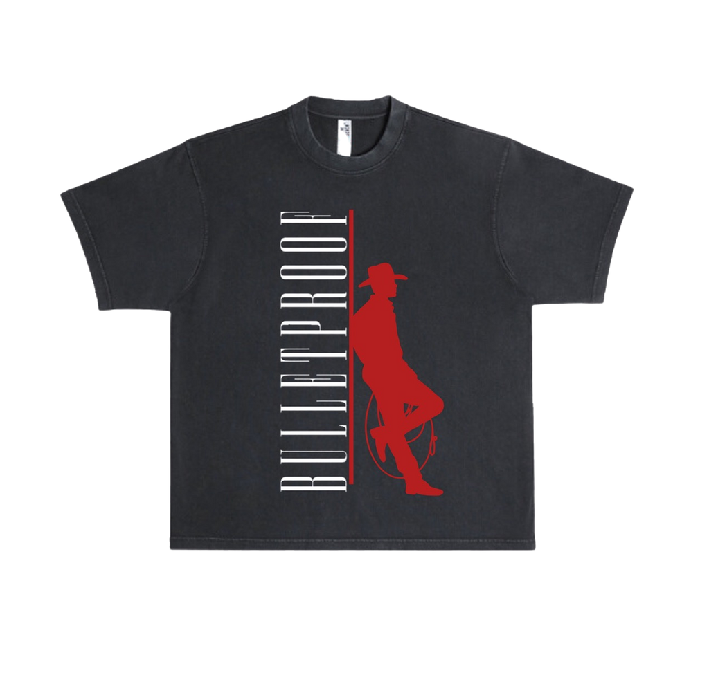 Bulletproof Cowboy Black Tee