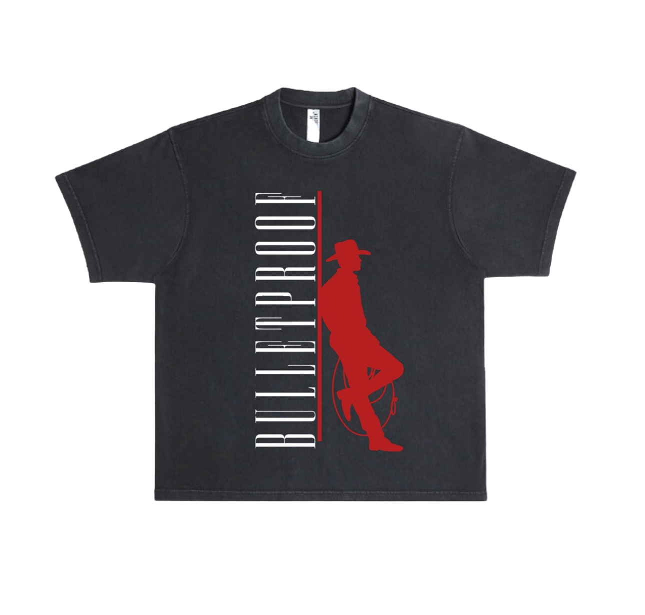 Bulletproof Cowboy Black Tee