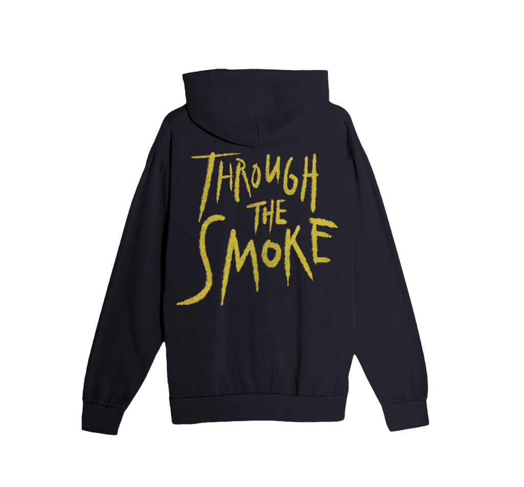 Through The Smoke Black Pullover Hoodie